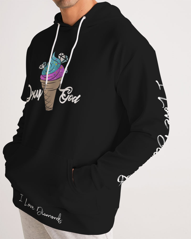 OXYGOD - MENS FAST FOOD COLLECTION ICE CREAM MEN'S HOODIE